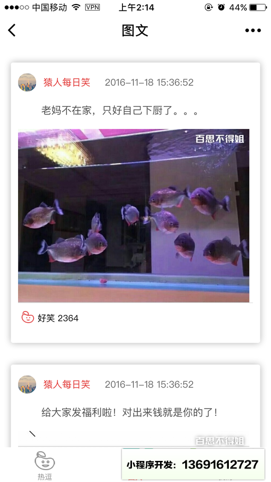 搞樂(lè)逗小程序截圖